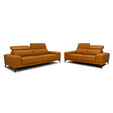 Half Thick Genuine Leather Sofa Set M206